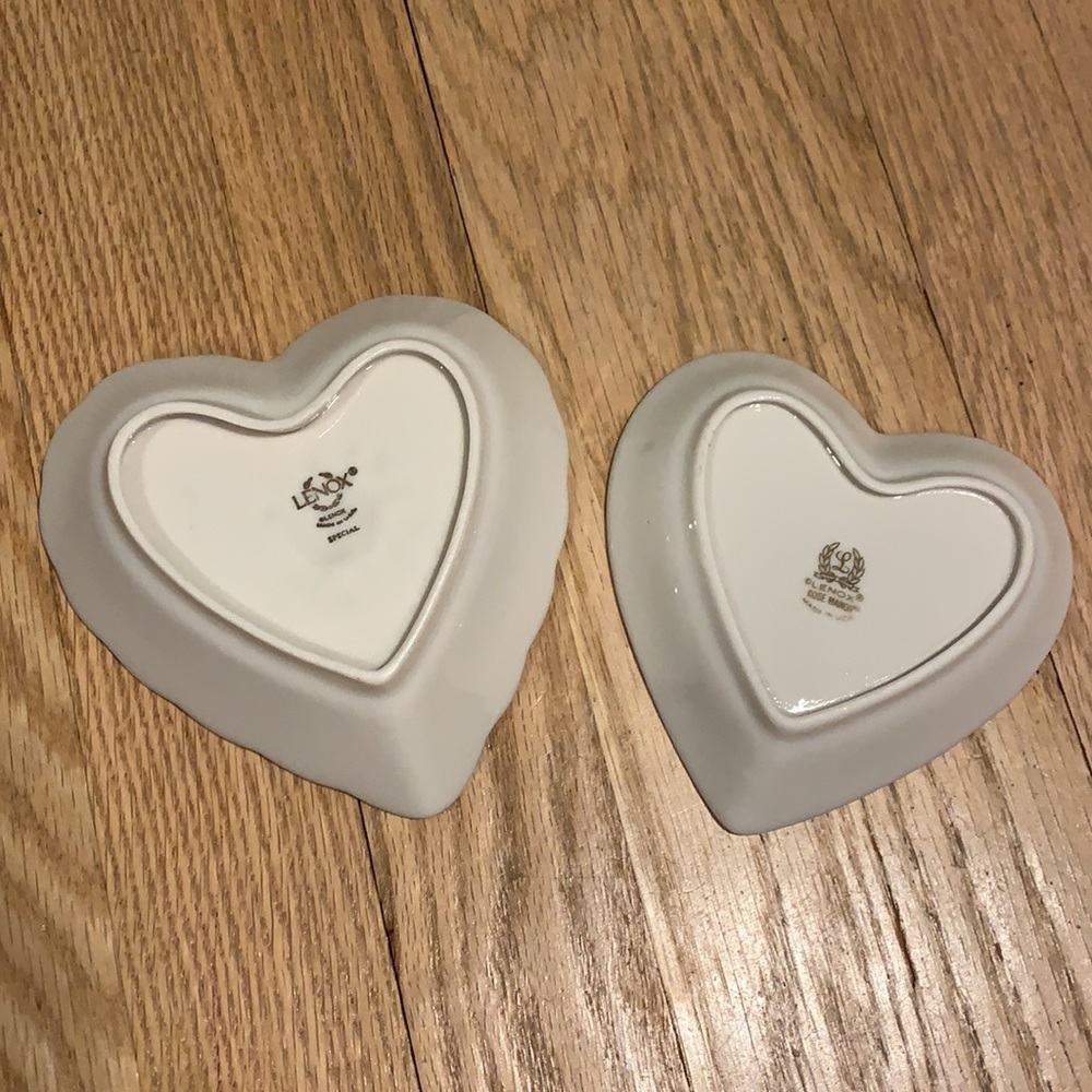 NWOT Lenox Heart Trays - Picture 4 of 5